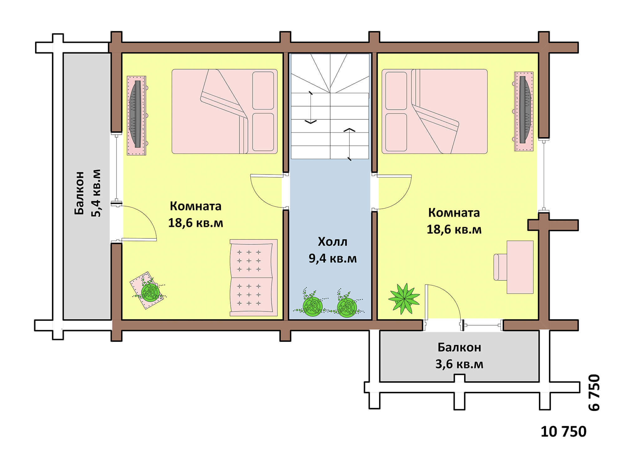 Проекты домов до 150 м² - Одноэтажные, двухэтажные планировки с мансардами